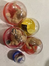 WWF WWE WCW Vending Machine 5 lot figures stickersgoldburg stone cold kevin nash