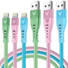 iSOUL iPhone Charger Cord 10FT 3Pack MFi Certified Lightning Cable 3 Meter Cable