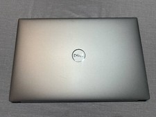 OEM Dell XPS 15 9500 15.6" LCD Back Cover Lid w/ Hinges Gray AM37F000103