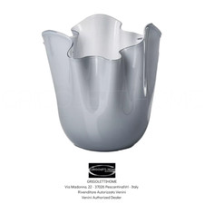 Venini - Vaso Fazzoletto Uva/Lattimo h cm 31 - cod. 700.00 - Rivenditore 