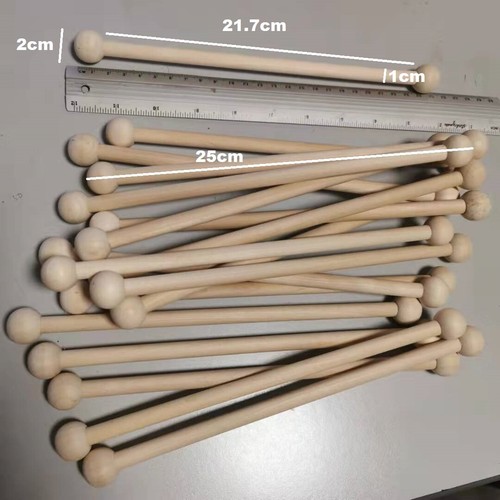 10 x Wooden scroll sticks rods for invitations &craft - Picture 2 of 6