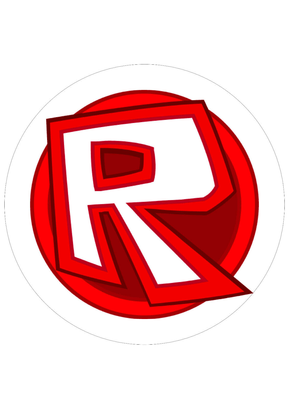 Roblox logo game - Oof (ripetitive - red paint), gamer - Roblox - Pin