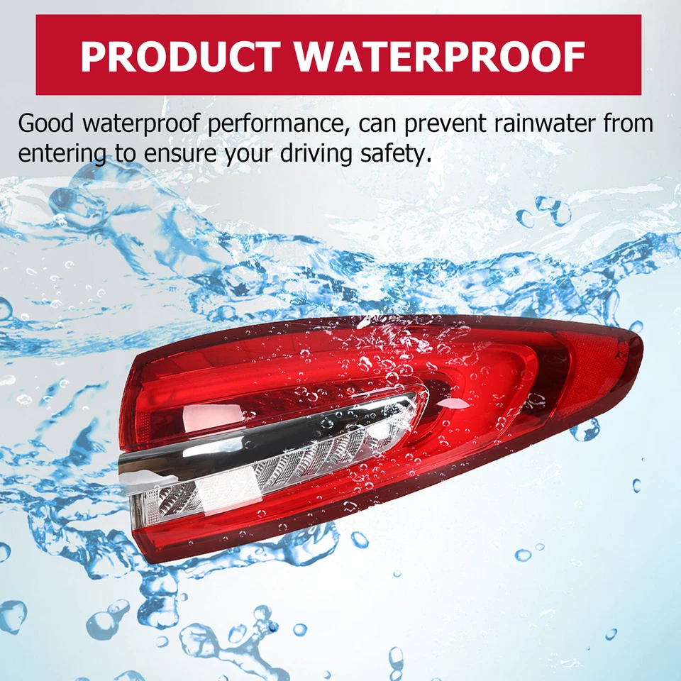 Luz LED de luz trasera lateral derecha para pasajero Ford Fusion 2017-2020 HECASA Foto 4 de 4