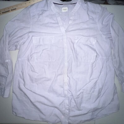 Marks & Spencer Autograph weekend women s Blouse tunic XL UK 22 long sleeve
