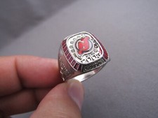 NHL STANLEY CUP CHAMPIONS NEW JERSEY DEVILS RHINESTONE FAN RING
