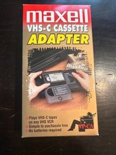 Maxell VHS Video Cassette Adapter for VHS-C Videotapes vp-ca Adapter For VCR