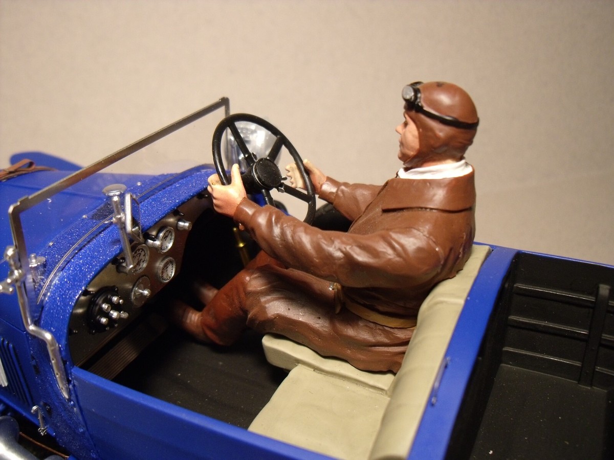 Figurine 1/18 Serge Le Mans 1970, Résine, Non Peinte, Pour Minichamps CMR Spark