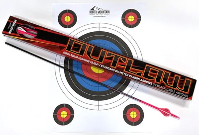 Black Eagle Arrows Outlaw Fletched Crested Arrows - Pink - with 2 inch Vanes ...