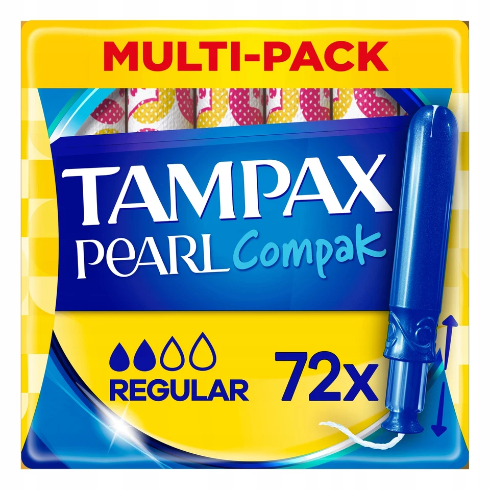 O.B. PROCOMFORT Tampax Compak Pearl Regular Tampons mit Applikator MULTI-PACK 16/72/144/216 st.