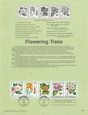 USPS Souvenir Page Flowering Trees US 3197a SP1261