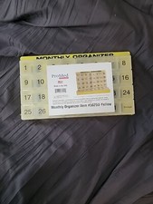 PROMED Monthly Pill Organizer 32 compartments-YELLOW