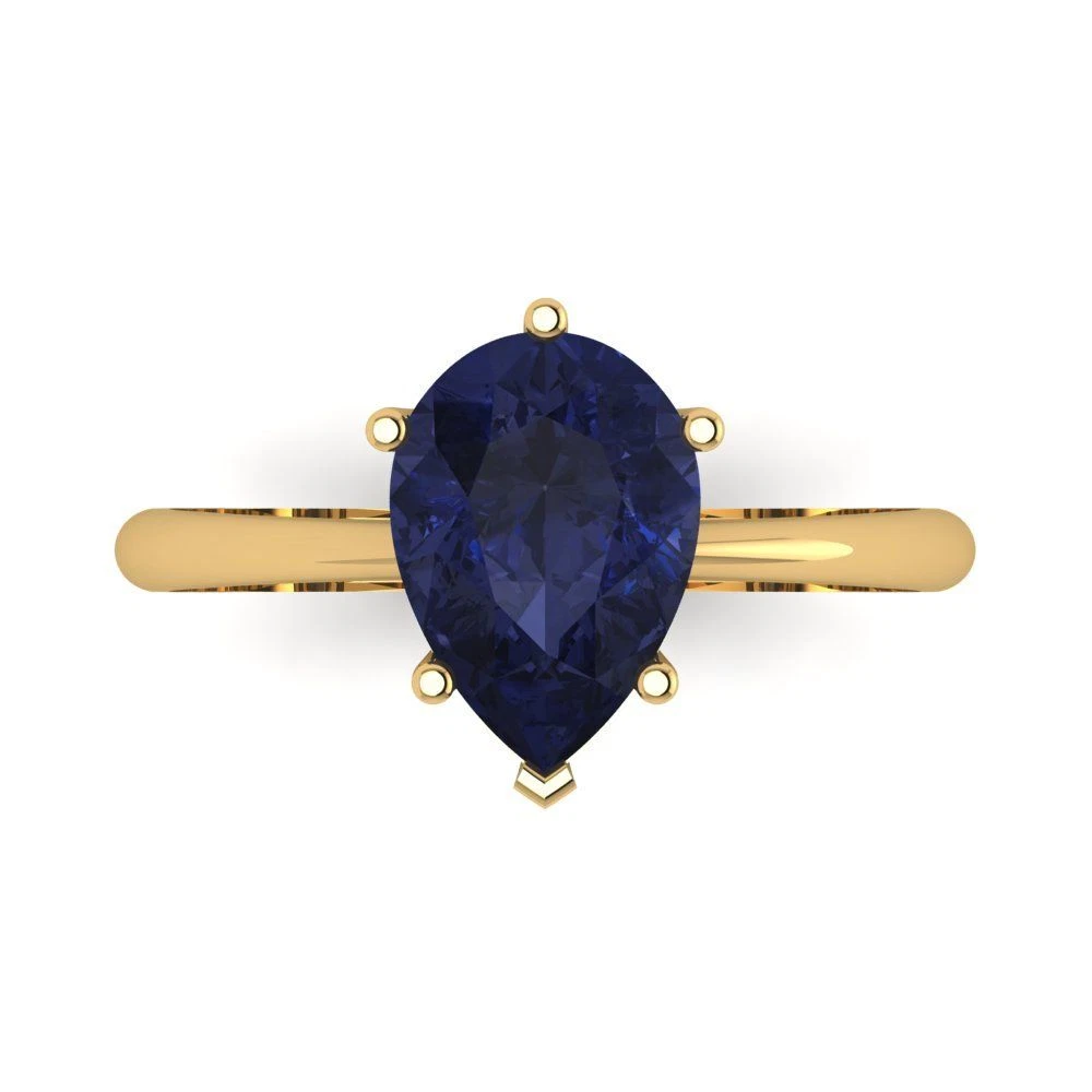 Blue stone store promise ring