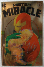 Mister Miracle #7 ~ DC 2018 ~ Variante WonderCon Lámina Dorada ~ Firmado por: Tom King