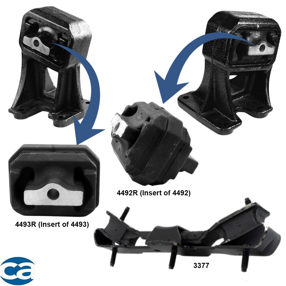 Front Left Engine Motor Mount Insert 4493R For Dodge Ram 1500 3.7L