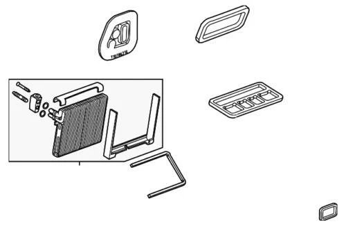 Original GM 2013-2020 Chevrolet Cadillac Impala XTS núcleo evaporador aire acondicionado 84409864 Foto 2 de 3