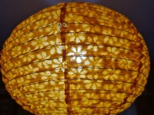 Lampshade, Handmade Natural Lokta Paper, Made in Nepal.