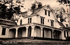 William Cullen Bryant Homestead Cummington MA c1956 Vintage Postcard I36