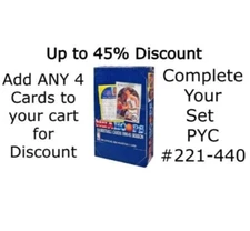 1990-91 NBA Hoops Basketball Base You Pick Complete Set Singles #1-440 PYC