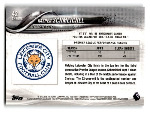 2018-19 Topps Chrome Premier League Soccer Base- Pick Your Card - Picture 83 of 195