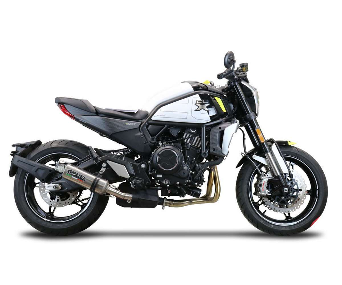 Exhaust Muffler GPR M3 Inox Approved Cf Moto 700 CL-X Sport 2022 2024