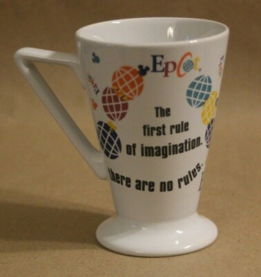 Disney Epcot The First Rule Imagination No Rules Imagine Possibilities Cup Mug