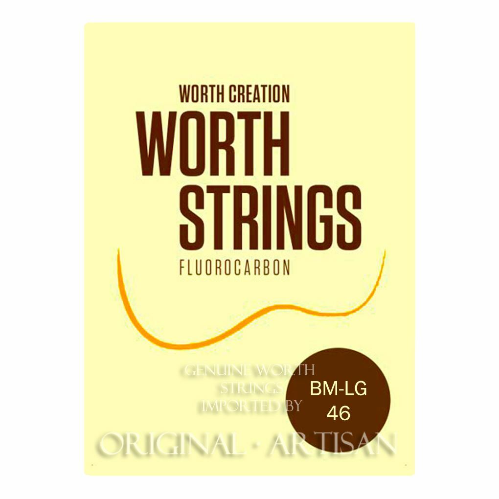 WORTH BROWN UKULELE STRINGS SOPRANO/CONCERT LOW G MED TENSION DOUBLE LGTH BM-LG