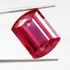 Natural Flawless Mozambique Red Ruby Loose Fancy Cushion Cut Gemstone 16x12 mm