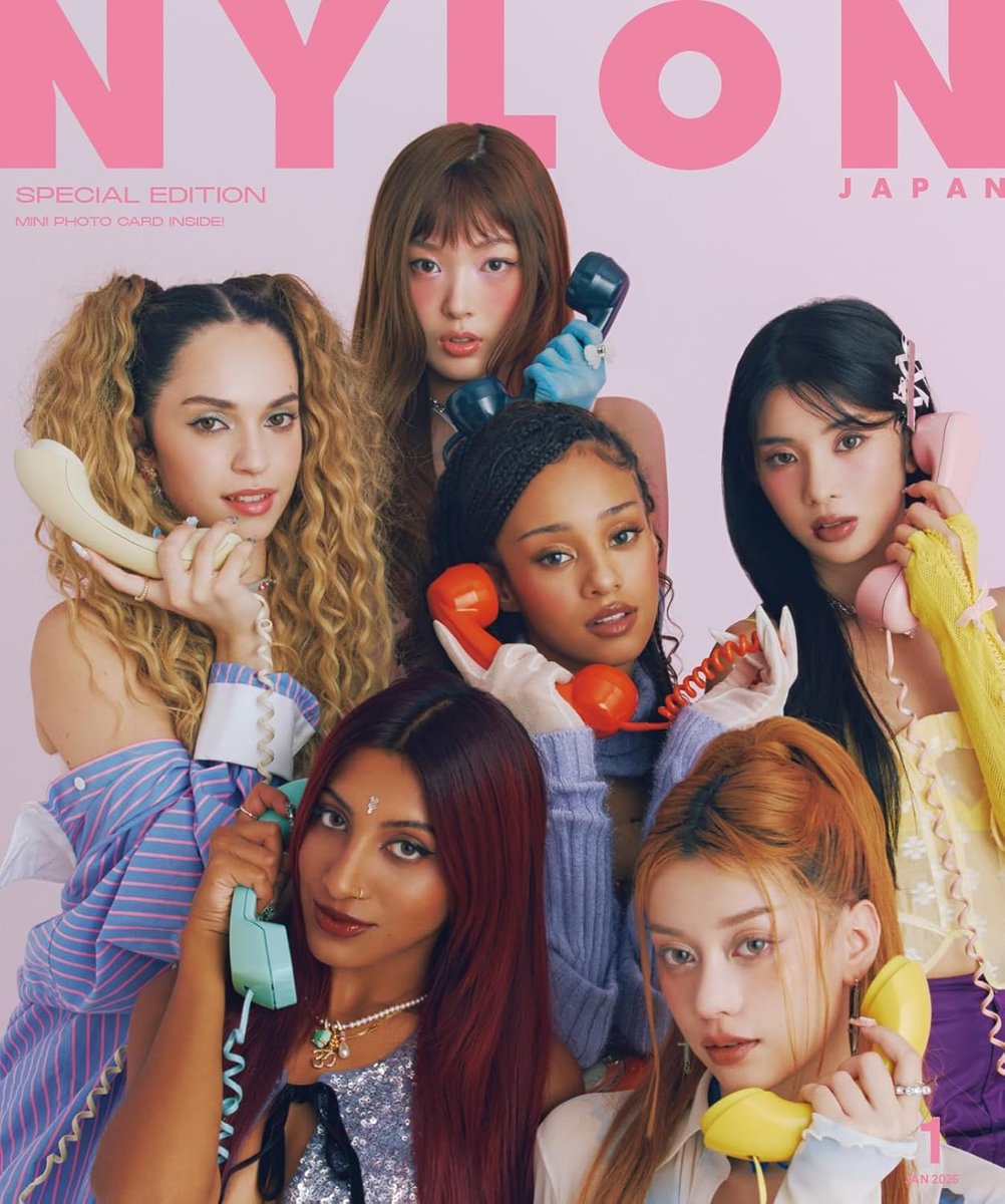 NYLON JAPAN January 2025 KATSEYE Cover Magazine Special Edition w