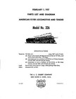 AMERICAN FLYER 326 M1396 SERVICE PARTS SHEET TRAINS - Copy of Original