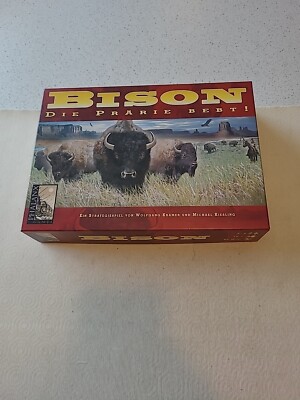 Bison Die Prärie bebt! von Phalanx Strategiespiel von Wolfgang Kramer u Kiesling