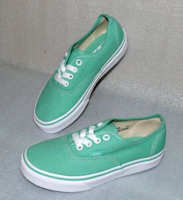 Vans Authentic K'S Kinder Schuhe Freizeit Sneaker EU 31 UK13 Neptune Grün White