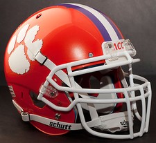 *CUSTOM* CLEMSON TIGERS NCAA Schutt XP GAMEDAY Replica Football Helmet