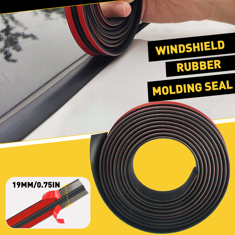 Windshield Rubber Molding Seal Trim Universal for Windscreen Sunroof and rubber
