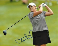 LPGA GOLFER CRISTIE KERR HAND SIGNED 8x10 PHOTO w/COA PROOF WOMEN'S GOLF