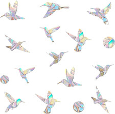 48 Pieces Birds Static Window Clings anti Collision Window Decals for Bird Strik
