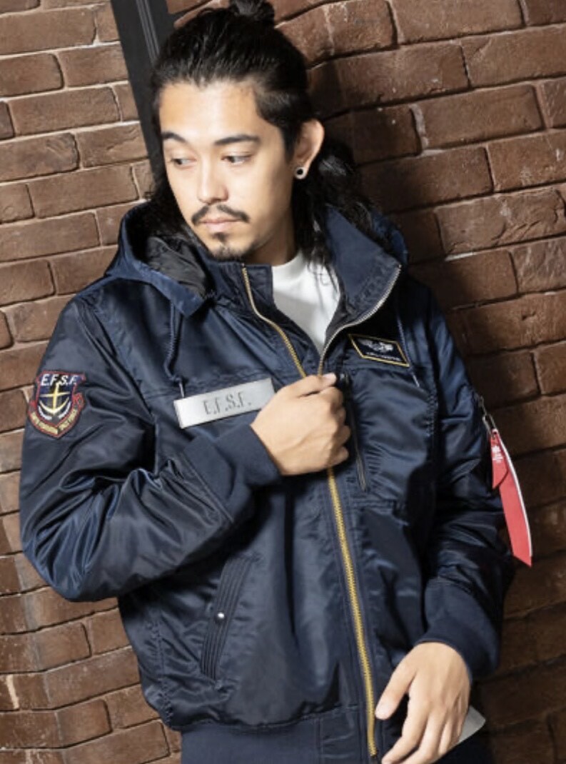 STRICT-G ALPHA hooded rib jacket 