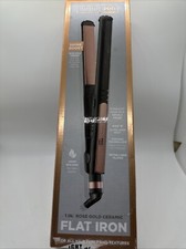 CONAIR INFINITIPRO Rose Gold Ceramic Flat Iron 1 Inch, New In Open Box
