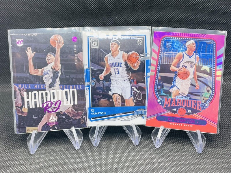 20-21 Panini NBA Basketball Sports Cards: RJ Hampton - (3) Orlando Magic Inserts