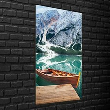 Quadro Foto Arte Parete Stampa Vetro 70x140 Montaggio Ponte Montagne Foresta