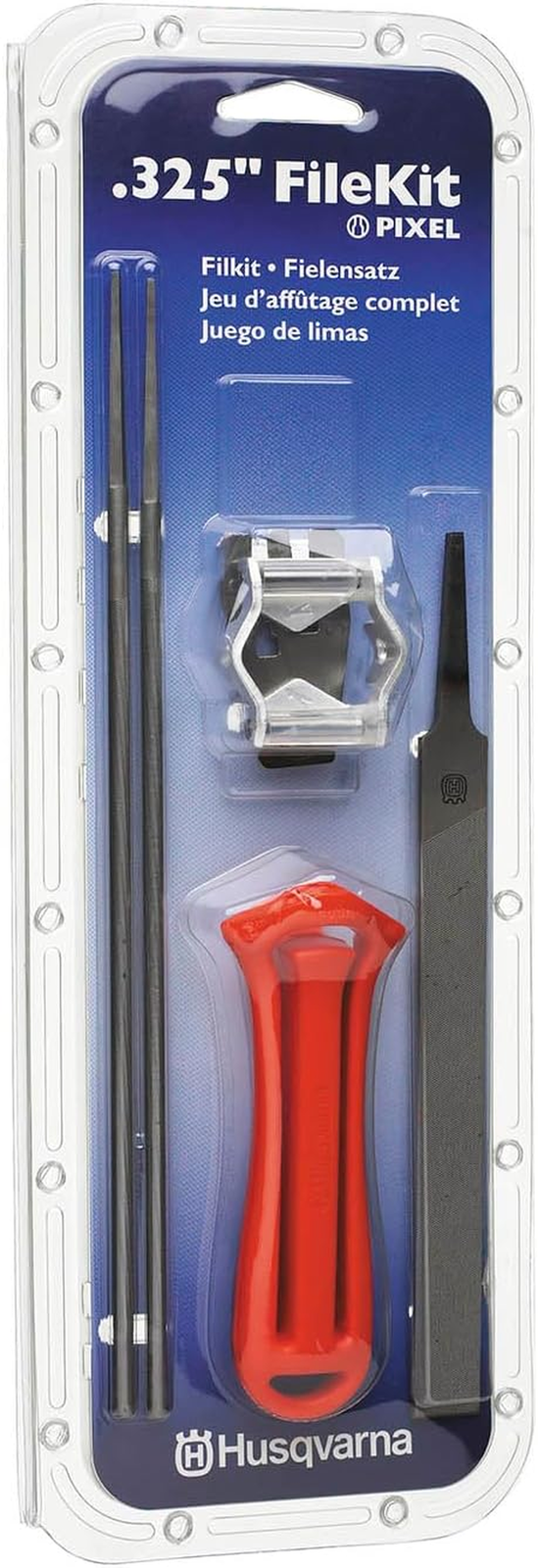 Husqvarna X-Cut SP33G Chainsaw Sharpening Kit for 325-Inch Pixel Chains with File Guide