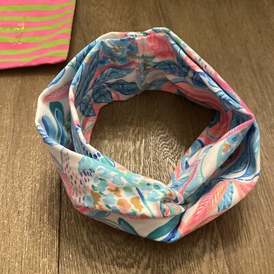LELE SADOUGHI X LILLY PULITZER TOUCAN DO IT BETTER KNOTTED HEAD WRAP Lilly Pulitzer | Accessories | Lele Sadoughi X Lilly  main image 2
