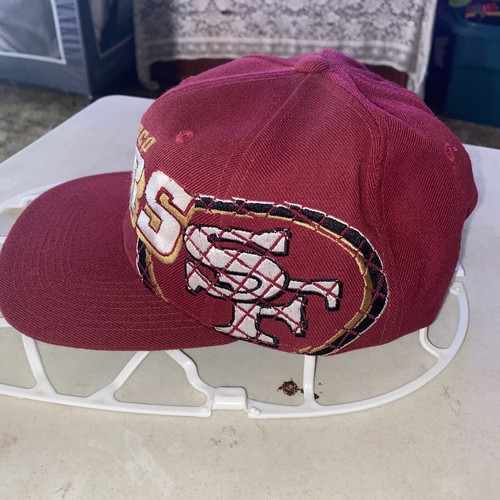 SAN FRANCISCO 49ers 1997 Grid Snapback Cap, Sports Specialties NFL Pro-Line NWT - Picture 2 of 6