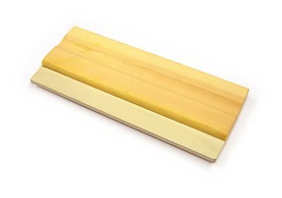Siebdruck Quietscher Holzgriff Gummiklatte 2 Größen A4 oder A3 Handwerk