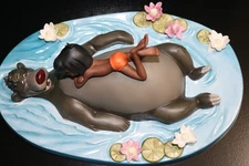 WDCC The Jungle Book’s Baloo & Mowgli “Jungle Harmony” w/ Lithograph New in Box