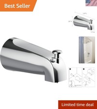 Effortless Installation Polished Chrome Tub Diverter Spout - 5-