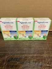 Lot 3 Hyland'sKids Organic Cough Syrup Combo Pack Grape day Night 11/2026 U7