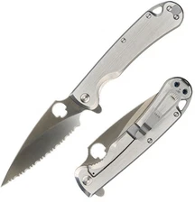 Daggerr Knives Zhalo Folding Knife 3.88" D2 Tool Steel Blade Stainless Handle