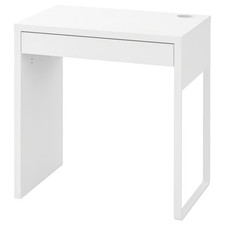 NEW IKEA MICKE Computer Desk with Drawer Unit  Sleek Compact Functional 73x50cm