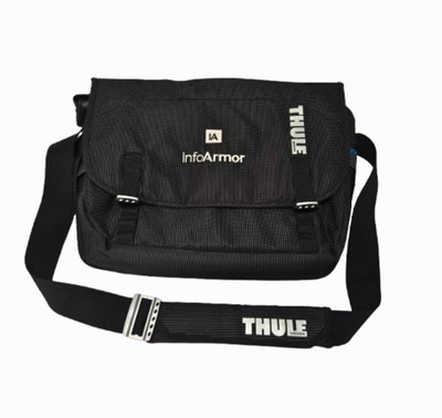 Thule Sweden Black Laptop Messenger Bag Multi-Pocket Organizer