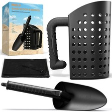 Long Handle Sand Scoop with Shovel for Metal Detecting Metal Detector at Beach